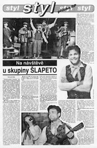 Na návštěvě u skupiny ŠLAPETO