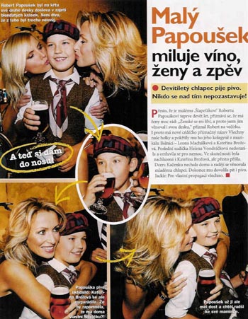 Malý Papoušek miluje víno, ženy a zpěv