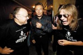 Aleš Brichta a Petr Pečený na koncertu k 125. výročí narození Karla Hašlera