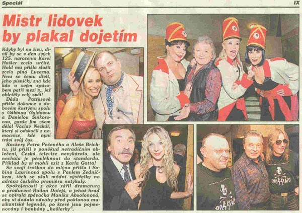Mistr lidovek by plakal dojetm